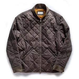 Quilted Bomber in Espresso from Taylor Stitch, size 42\L. Like new.